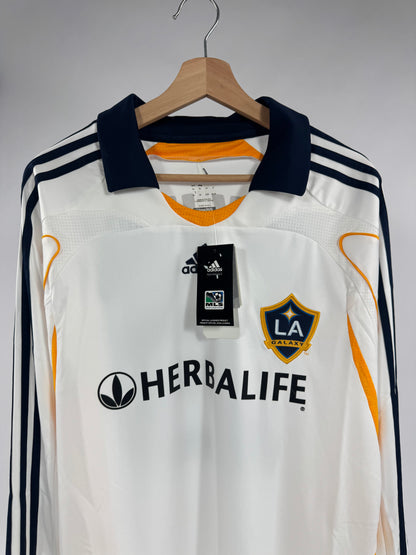 2007/08 ADIDAS LA GALAXY HOME JERSEY DAVID BECKHAM 23 NEW WITH TAGS-(XL)