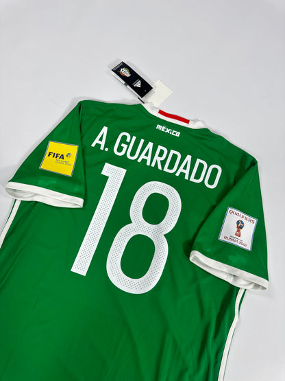 2016/17 ADIDAS MEXICO HOME JERSEY NEW WITH TAGS GIOVANI DOS SANTOS 10 WORLD CUP QUALIFIERS (L)  (L)