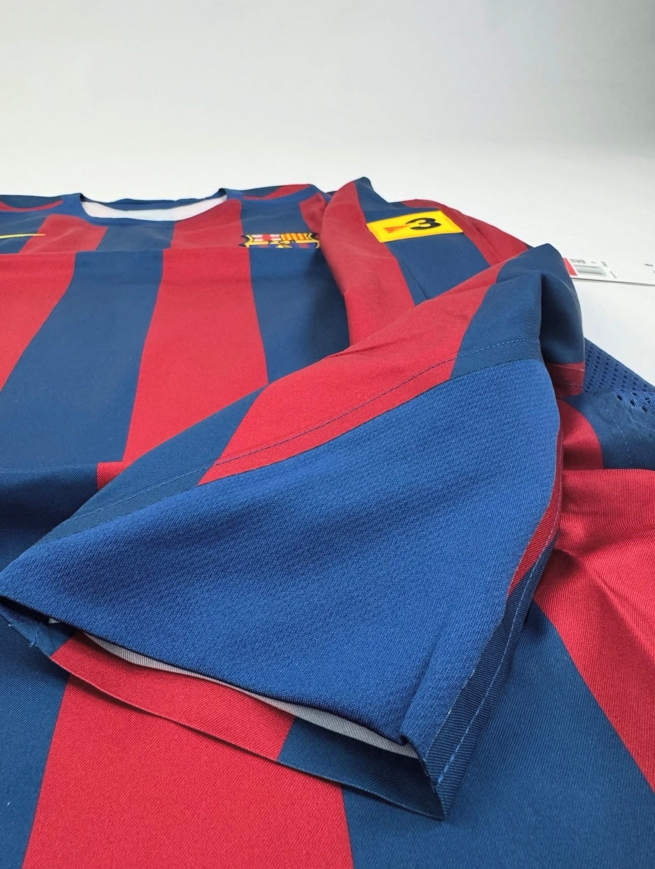 2025 RE ISSUE FC Barcelona Home 2005 T90 Long sleeve Jersey-Ronaldinho 10 (XL)