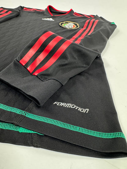 2010 ADIDAS FORMOTION MEXICO AWAY JERSEY PLAYER ISSUE LONG SLEEVE (S)