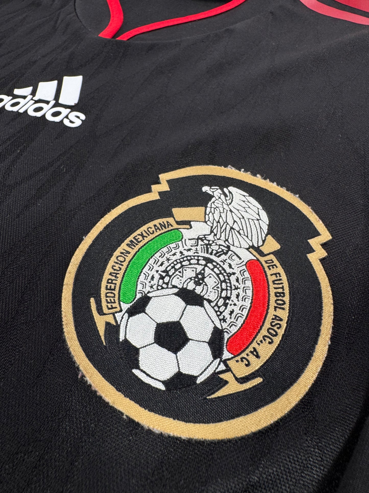 2010 ADIDAS FORMOTION MEXICO AWAY JERSEY PLAYER ISSUE LONG SLEEVE (S)