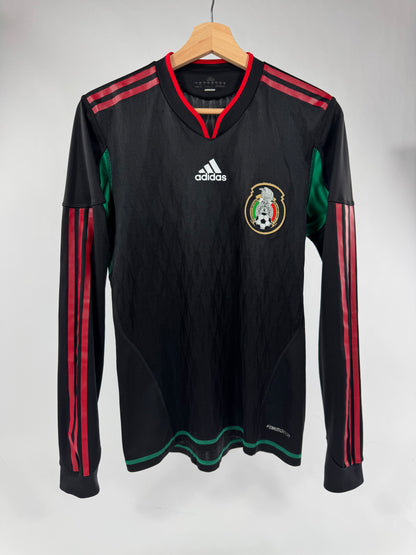 2010 ADIDAS FORMOTION MEXICO AWAY JERSEY PLAYER ISSUE LONG SLEEVE (S)