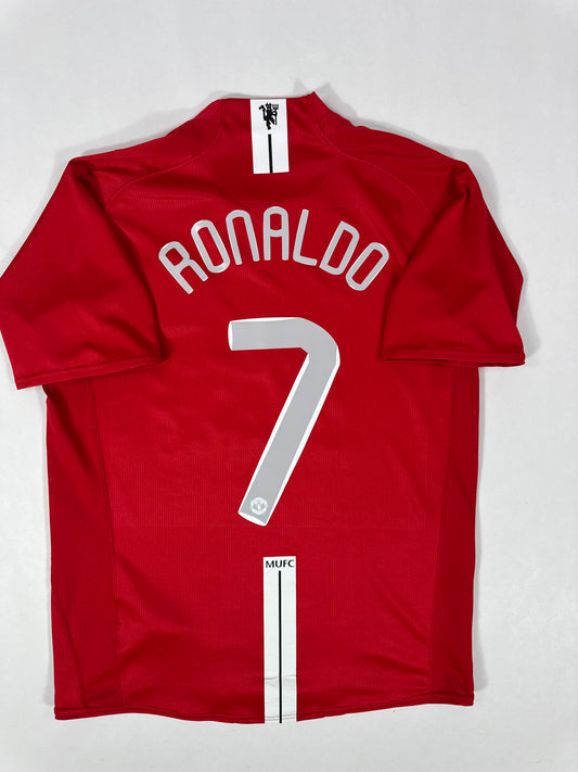 2008 NIKE Manchester United Home Jersey RONALDO 7-(M)