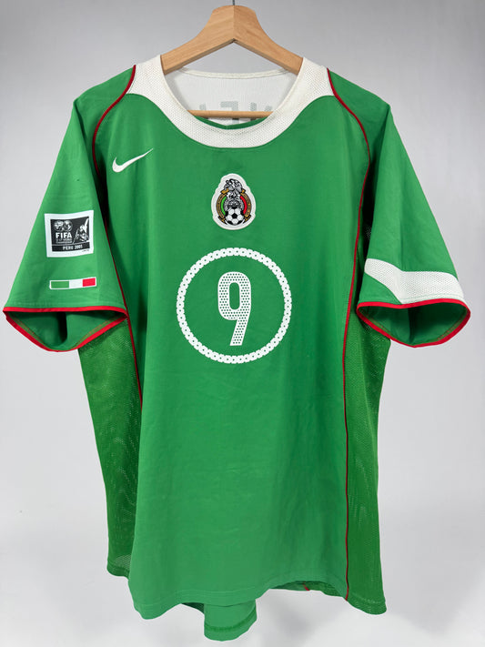 2004/05 NIKE T90 Mexico Home Jersey VELA 9-(M)