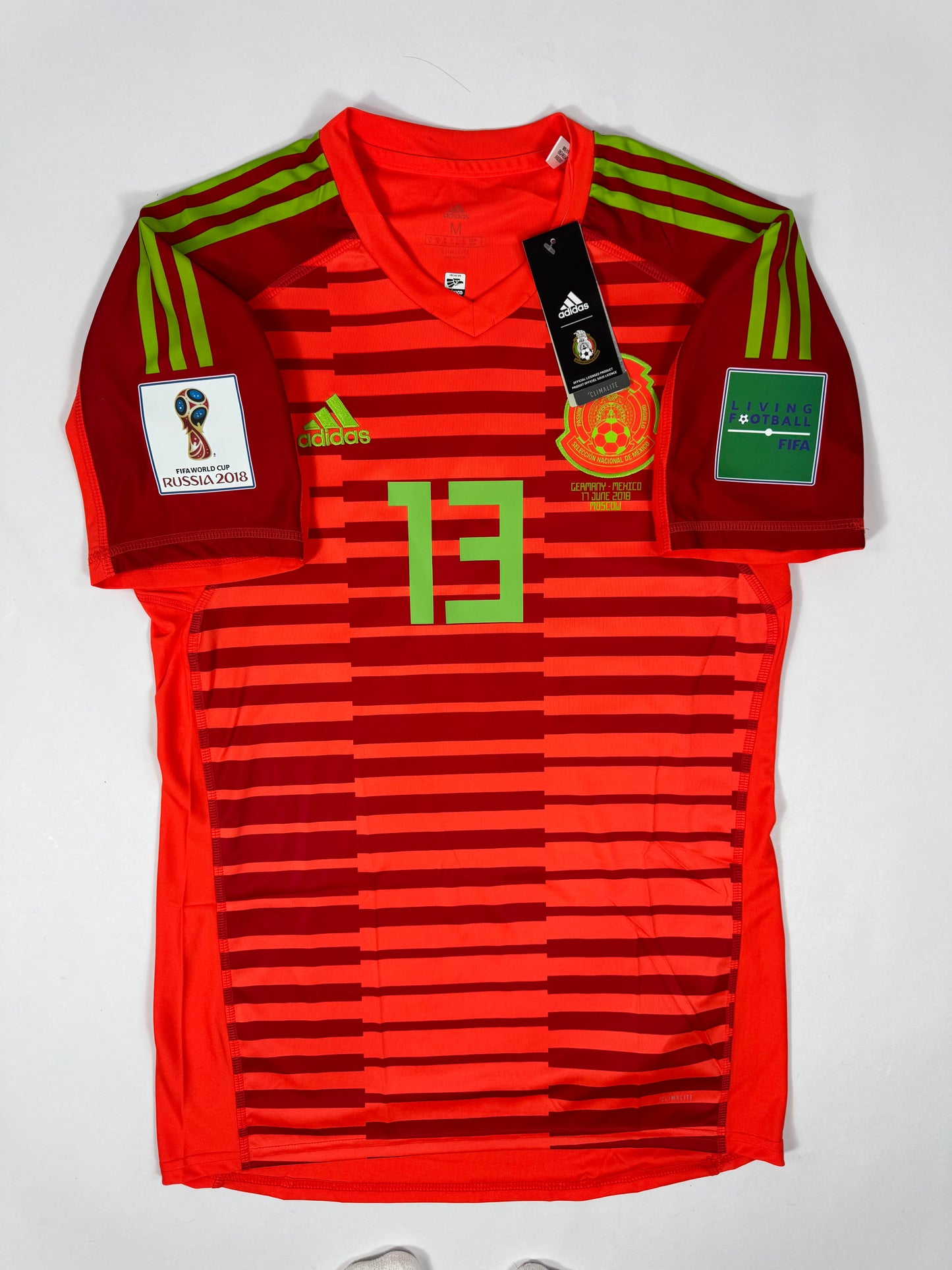2018 ADIDAS Mexico GK Jersey Ochoa 13-(M) NEW WITH TAGS