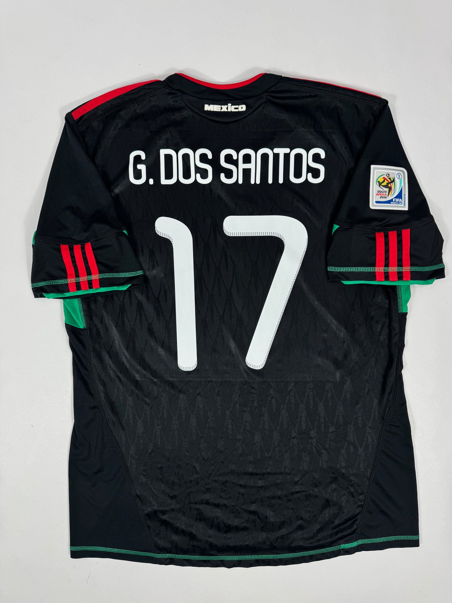 2010 ADIDAS MEXICO AWAY JERSEY DOS SANTOS 17-(XL)