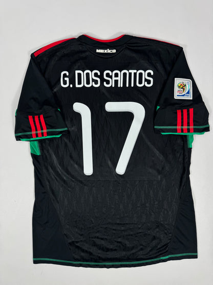 2010 ADIDAS MEXICO AWAY JERSEY DOS SANTOS 17-(XL)