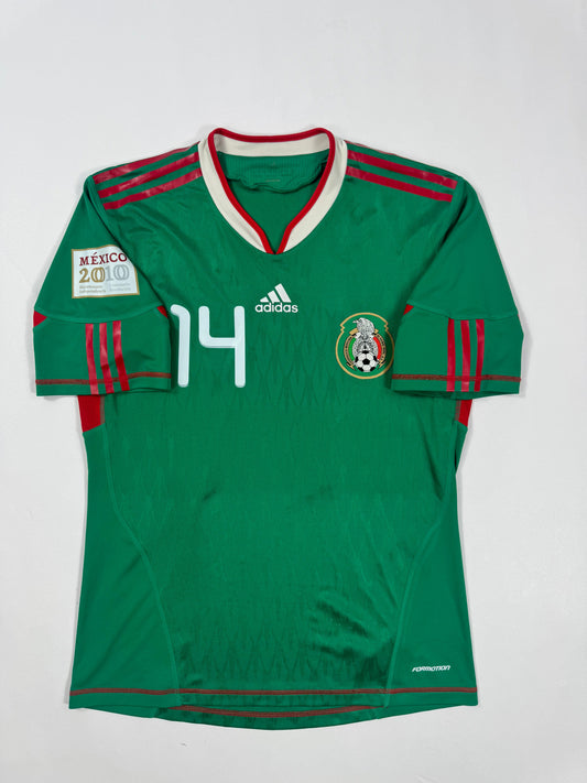 2010 ADIDAS FORMOTION Mexico Home Jersey-PLAYER VERSION CHICHARITO 14