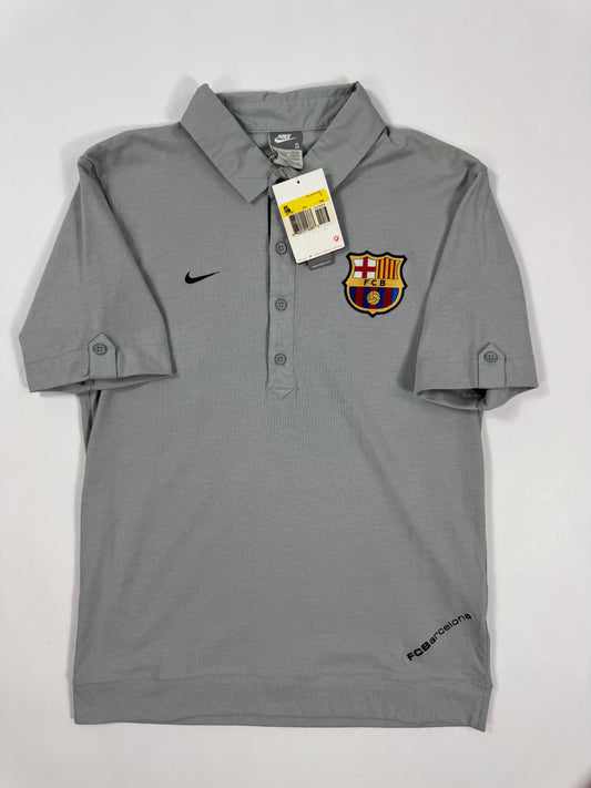 2007 NIKE FC Barcelona Polo Travel Shirt-NEW WITH TAGS