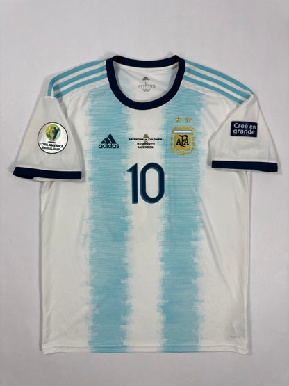 2019 ADIDAS Argentina Home Jersey-LEO MESSI 10