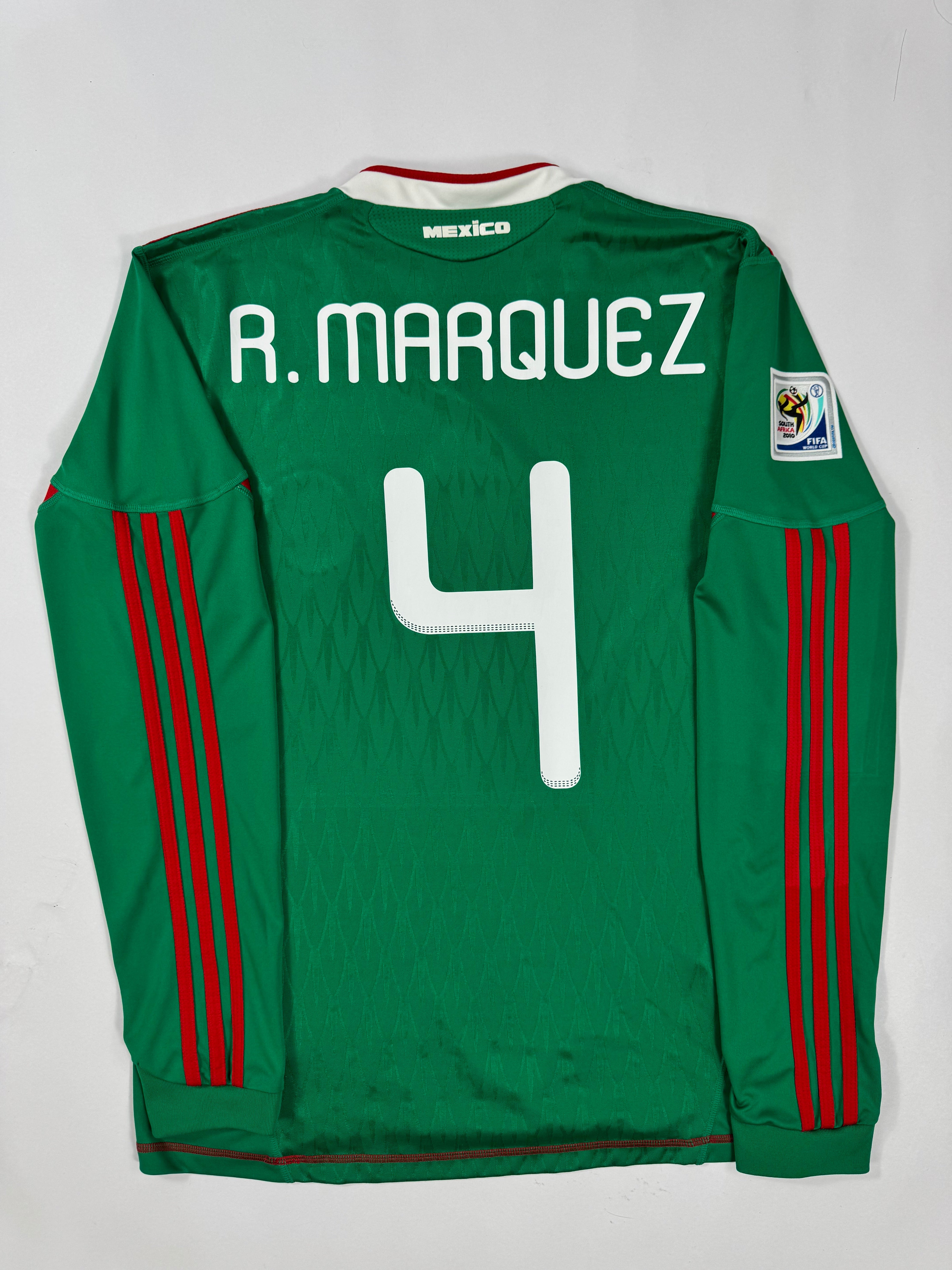 2010 ADIDAS Mexico Home Jersey LONG SLEEVE-RAFA MARQUEZ 4 – ChuyFC Kits