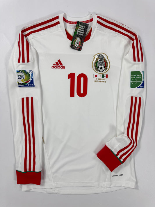 2013 ADIDAS FORMOTION Mexico Away Jersey LONG SLEEVE PLAYER VERSION-GIO DOS SANTOS 10-(M)