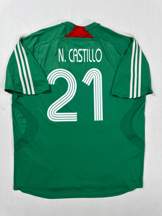 2007 ADIDAS Mexico Home Jersey-NERY CASTILLO 21 (XXL)
