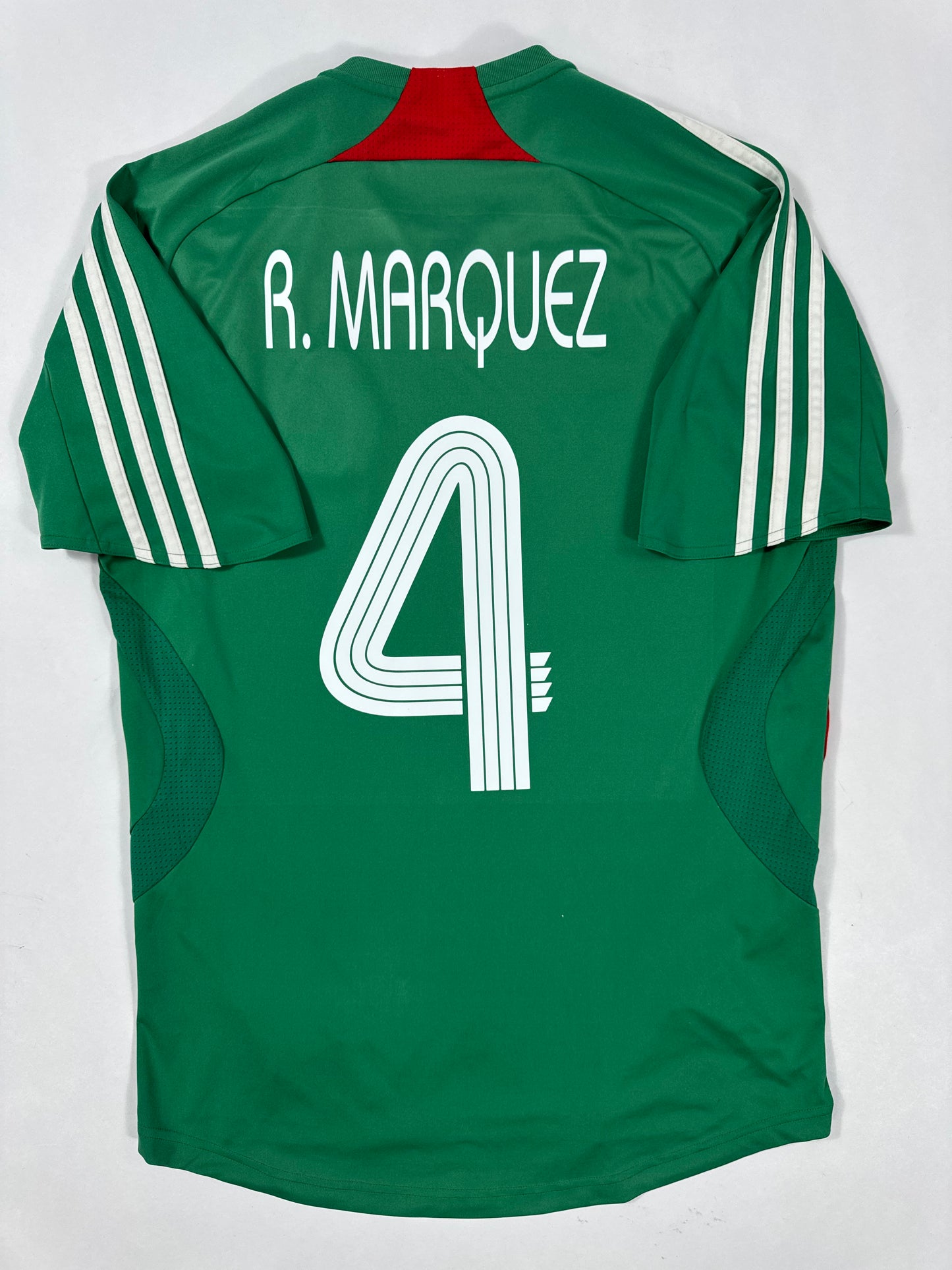 2007 ADIDAS Mexico Home Jersey RAFA MARQUEZ 4-(S)