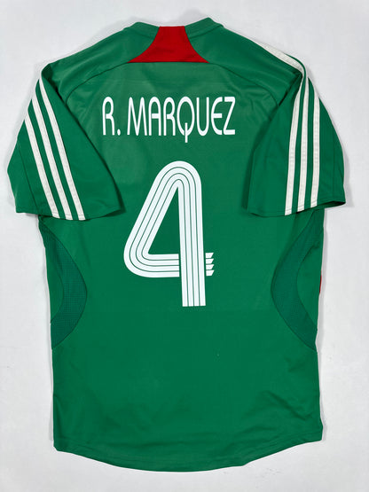 2007 ADIDAS Mexico Home Jersey RAFA MARQUEZ 4-(S)