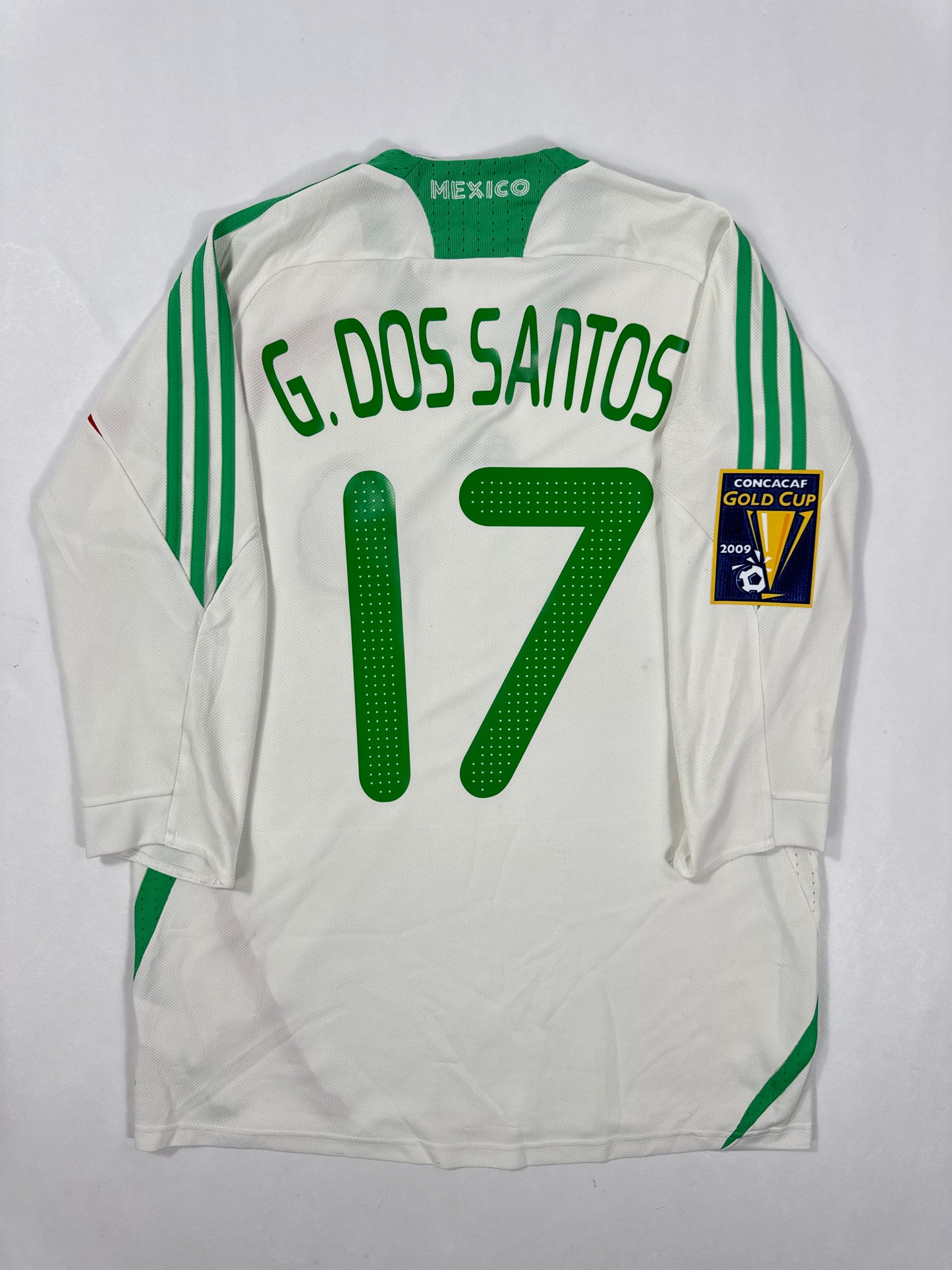 2009 ADIDAS Mexico Away Jersey-GIO DOS SANTOS 17-(M)