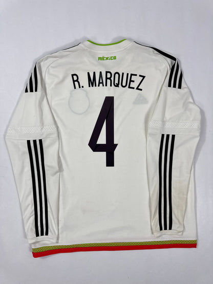 2015 ADIDAS Mexico Away Jersey LONG SLEEVE-RAFA MARQUEZ 4-(XL)