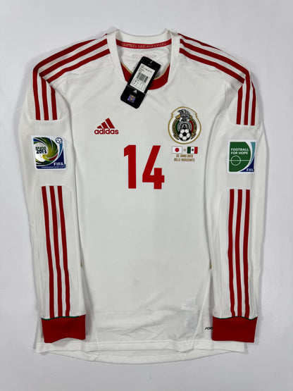 2013 ADIDAS FORMOTION Mexico Away Jersey PLAYER VERSION LONG SLEEVE-JAVIER HERNANDEZ 14-(M)