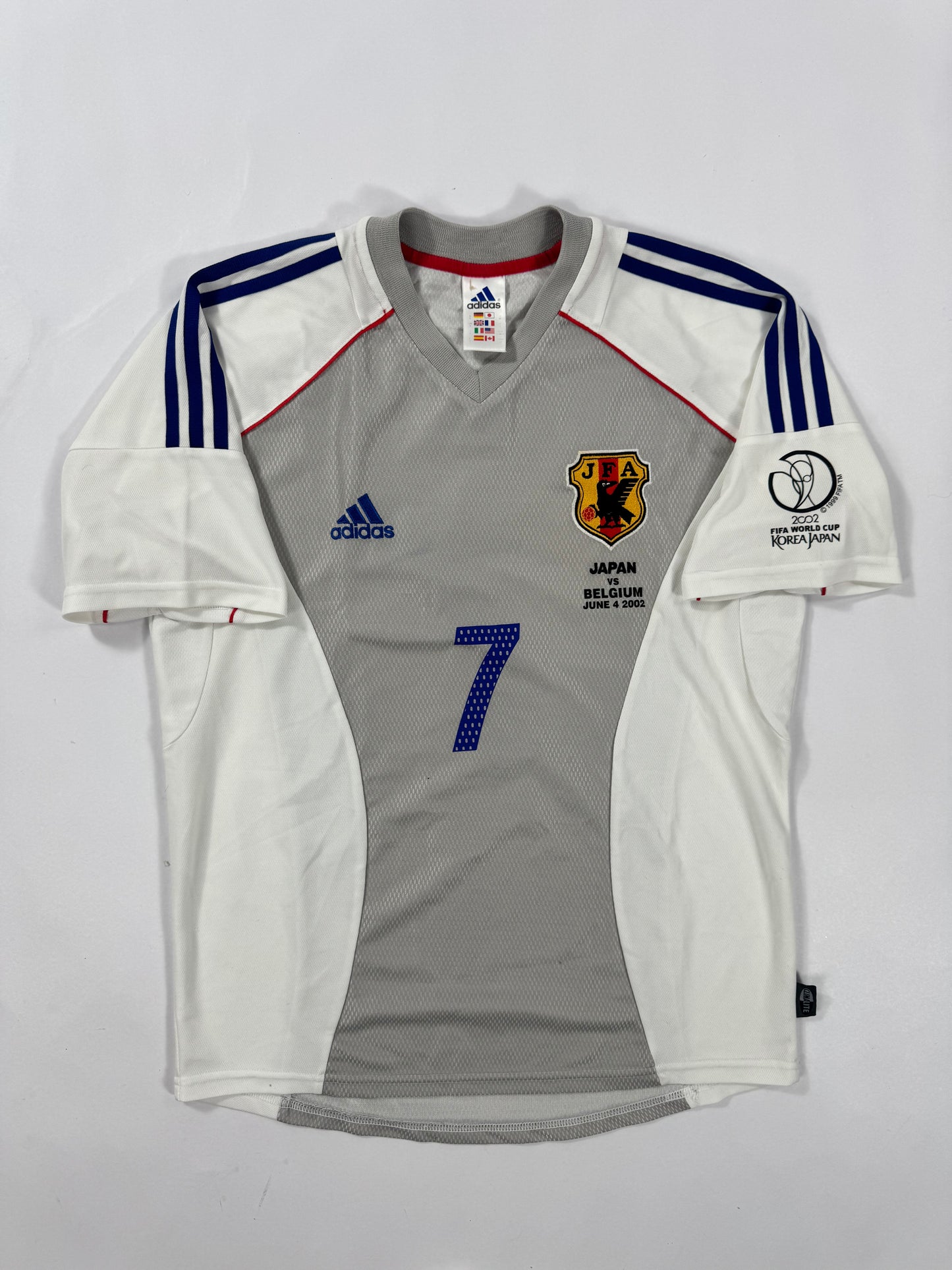2002 ADIDAS Japan Away Jersey-NAKATA 7-(S)