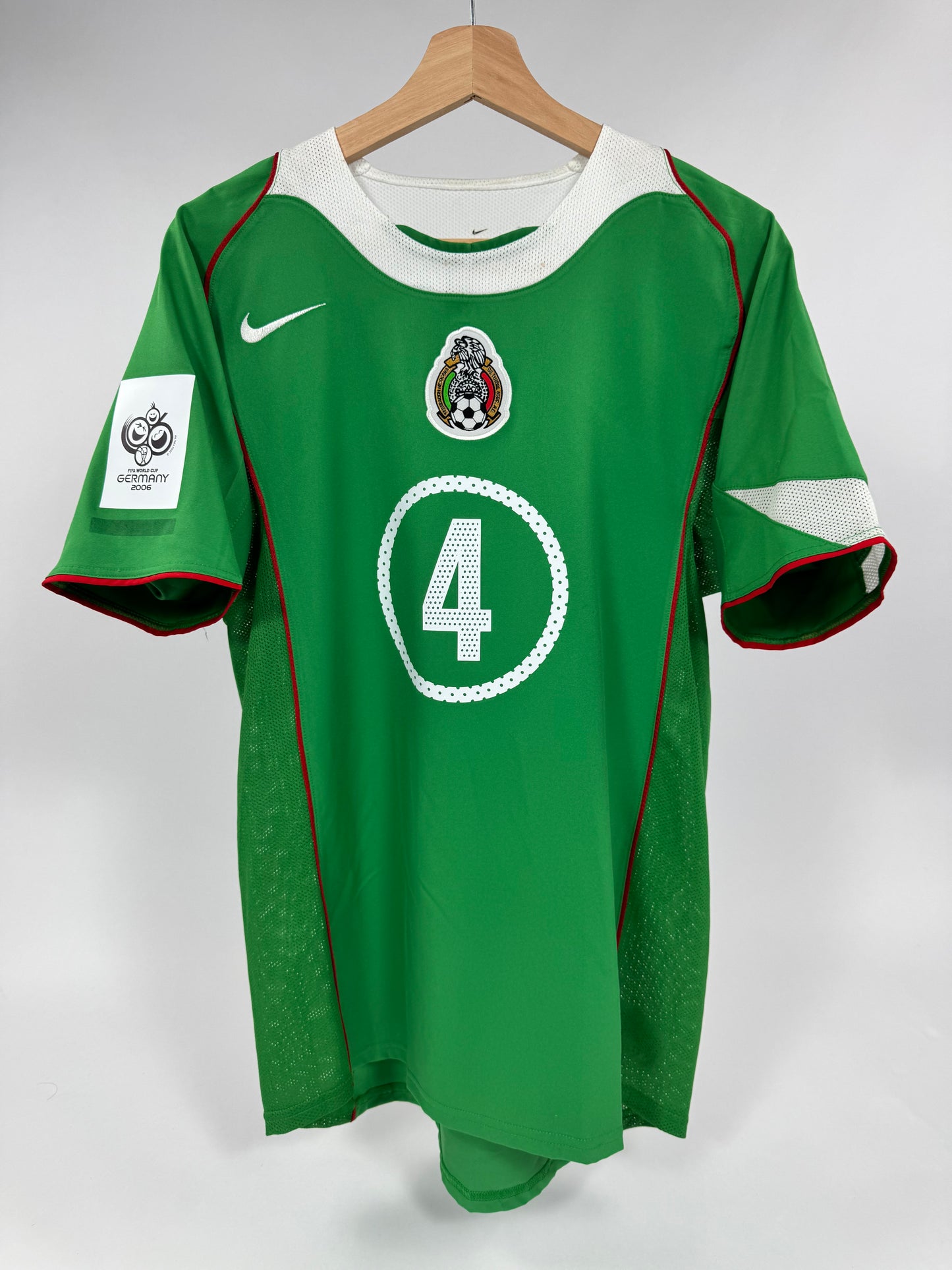 2004/05 NIKE T90 MEXICO HOME JERSEY MARQUEZ 4-(M)