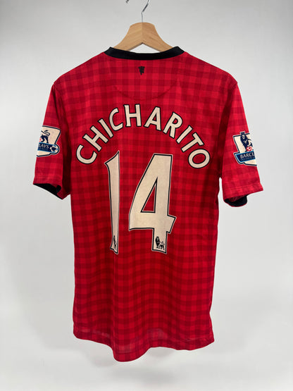 2012/13 NIKE MANCHESTER UNITED HOME JERSEY CHICHARITO 14-(S)