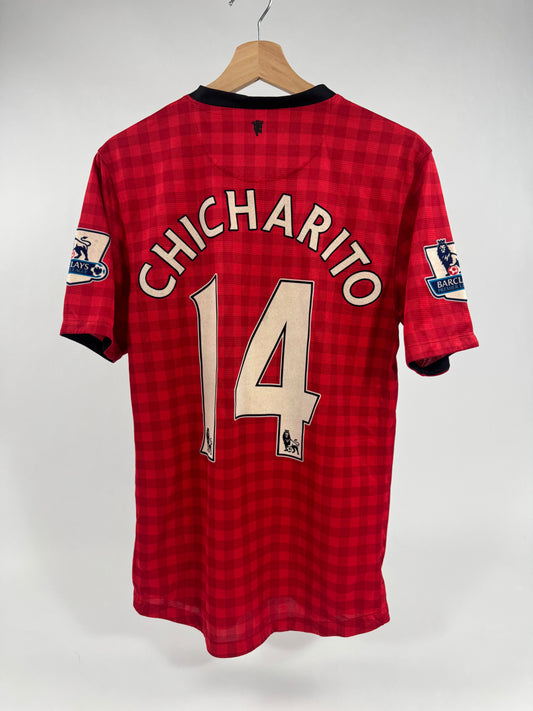 2012/13 NIKE MANCHESTER UNITED HOME JERSEY CHICHARITO 14-(S)