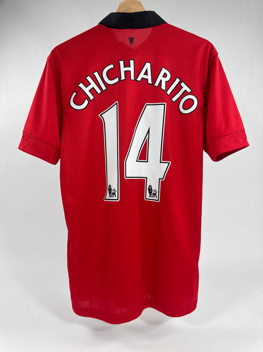 2013/14 NIKE MANCHESTER UNITED HOME JERSEY CHICHARITO 14(M)