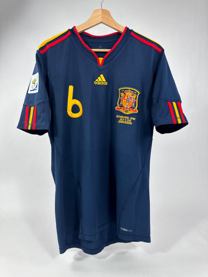 2010 ADIDAS SPAIN AWAY JERSEY INIESTA 6-(L)