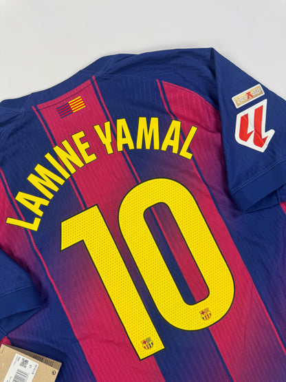 25/26 FC Barcelona Authentic DriFit ADV Home Jersey-LAMINE YAMAL 10 NEW WITH TAGS