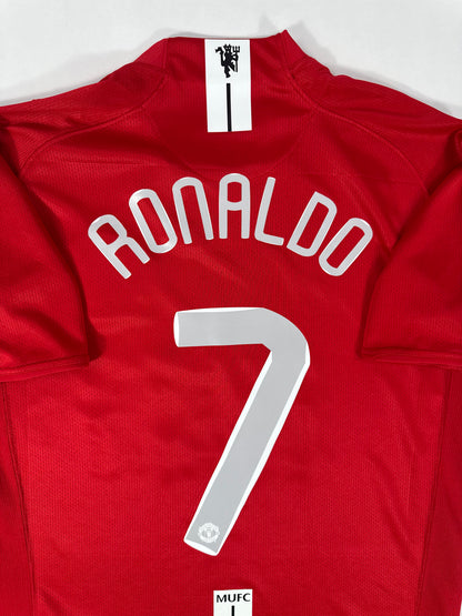 2008 NIKE Manchester United Home Jersey RONALDO 7-(M)