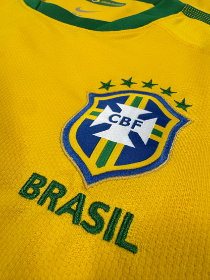2010 NIKE BRAZIL Home Jersey KAKA 10-(XL)