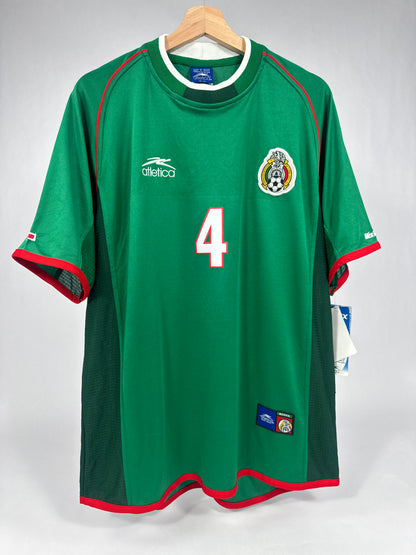 2001 ATLETICA MEXICO HOME JERSEY NEW WITH TAGS-(XL)