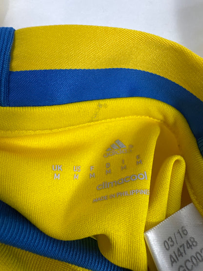 2016 ADIDAS SWEDEN HOME JERSEY IBRAHIMOVIC 10-(M)