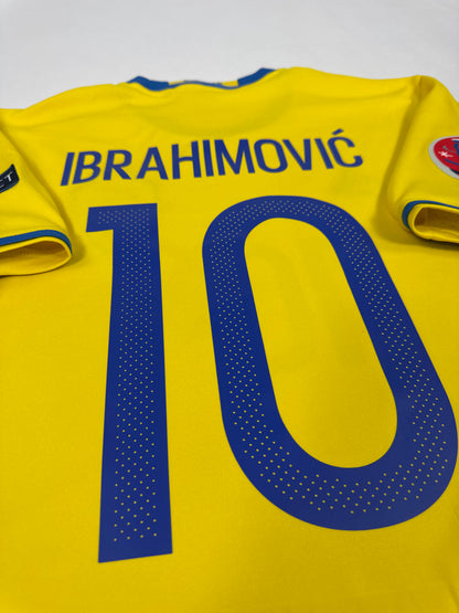 2016 ADIDAS SWEDEN HOME JERSEY IBRAHIMOVIC 10-(M)