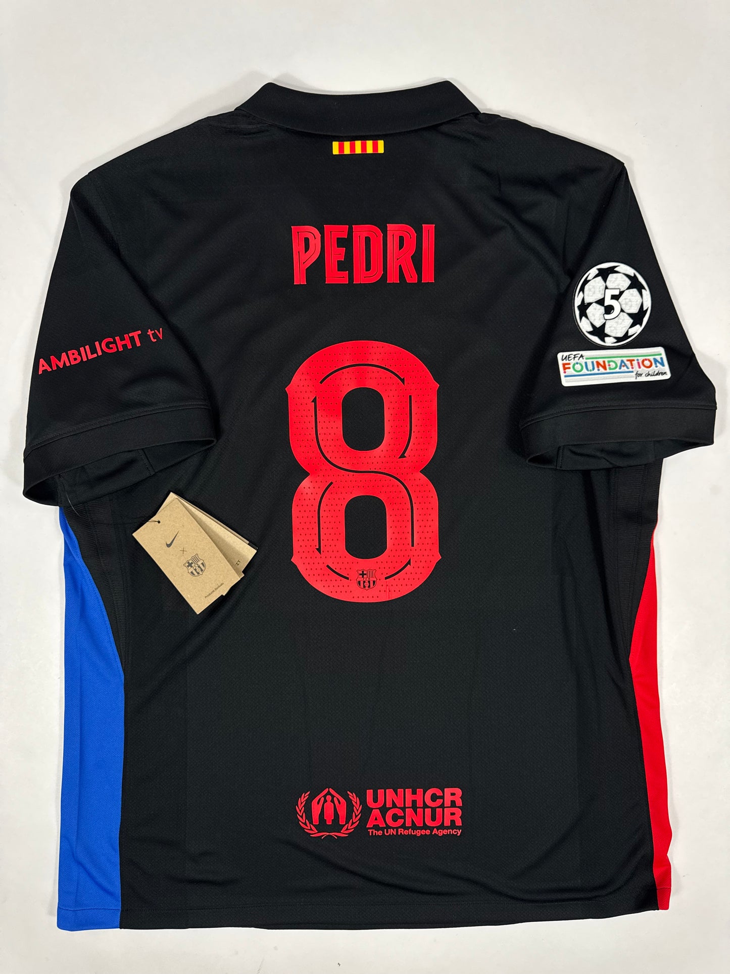 24/25 NIKE FC BARCELONA AWAY JERSEY PEDRI 8 NEW WITH TAGS-(XL)