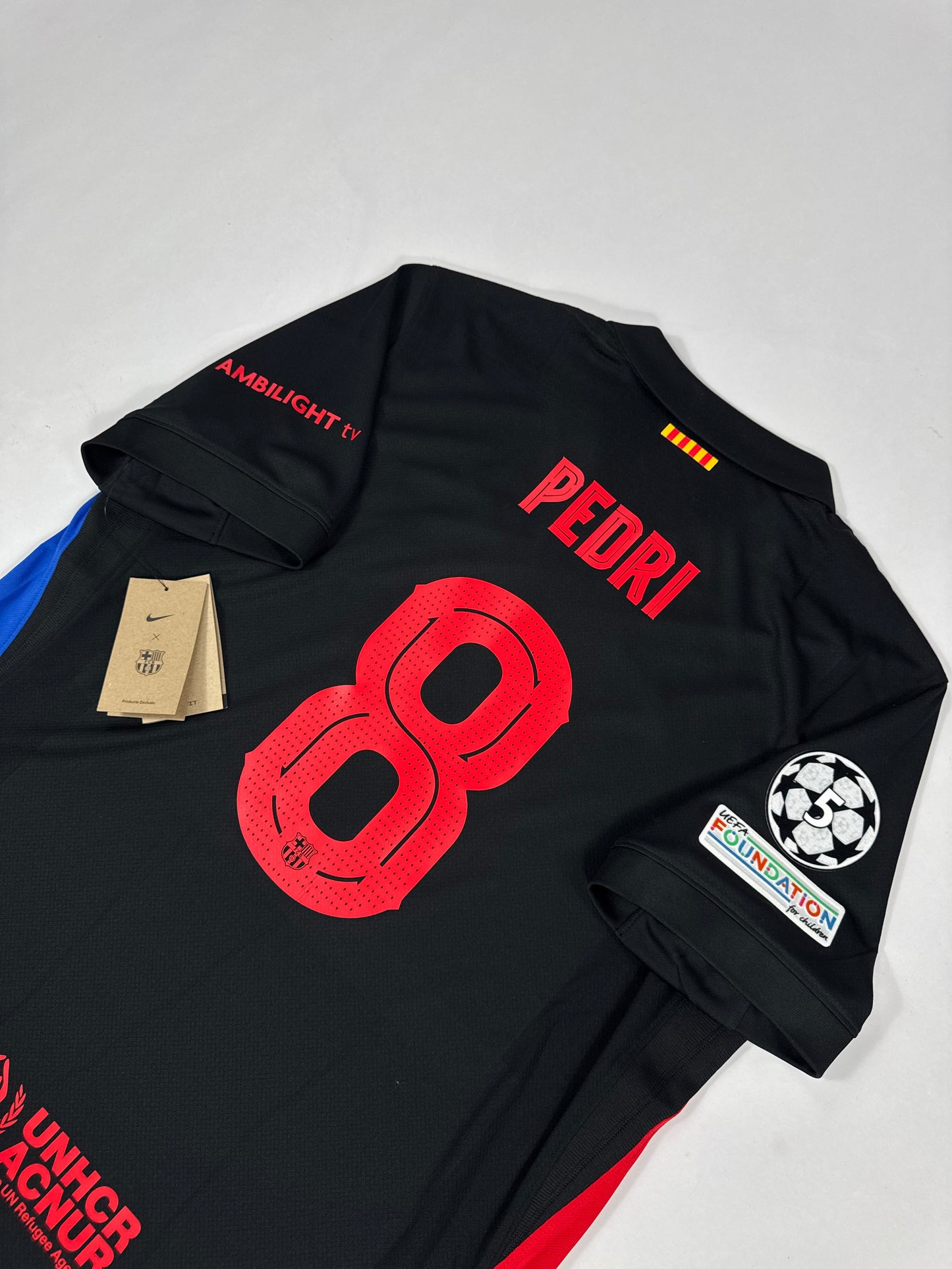 24/25 NIKE FC BARCELONA AWAY JERSEY PEDRI 8 NEW WITH TAGS-(XL)