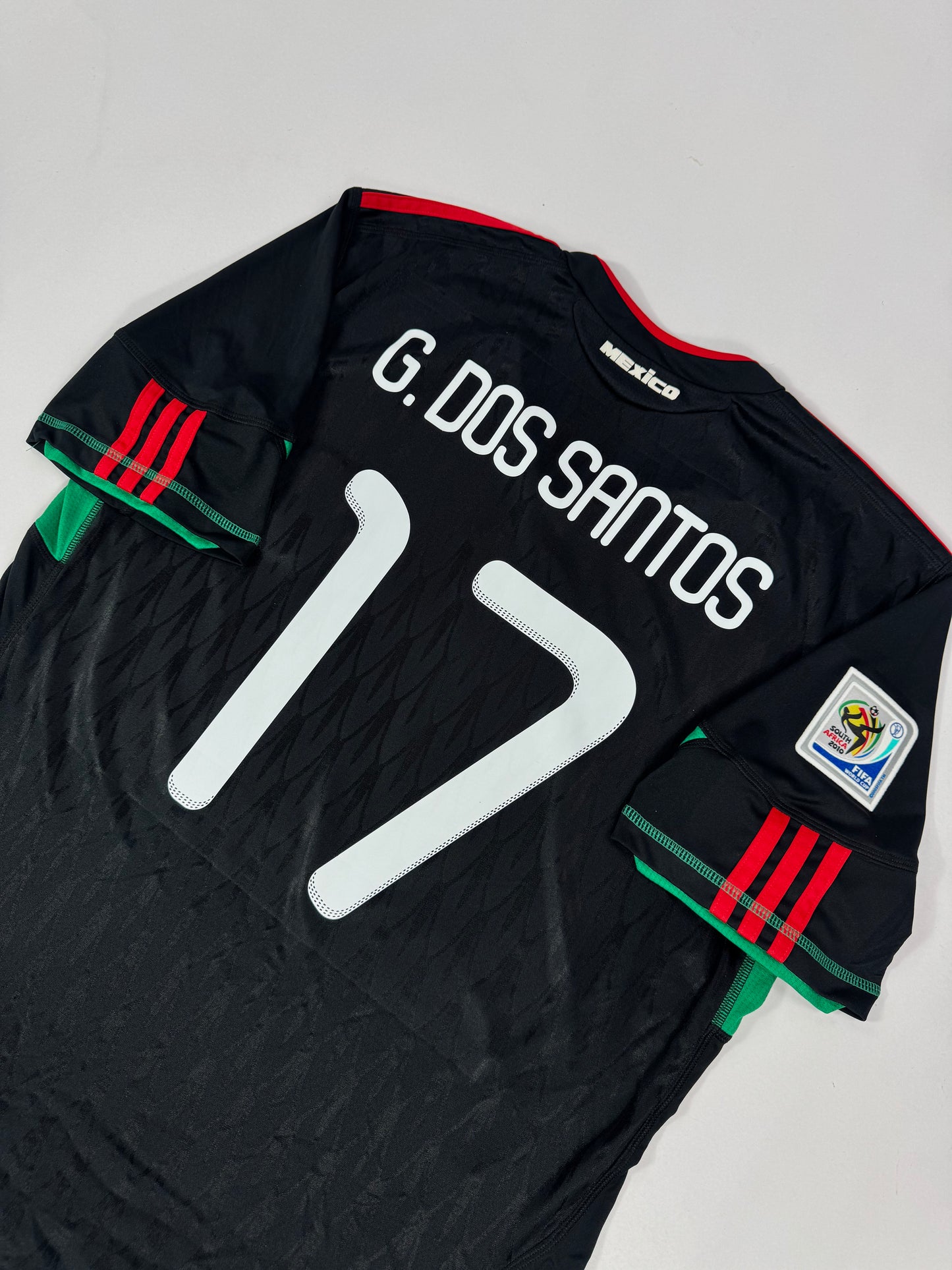 2010 ADIDAS MEXICO AWAY JERSEY DOS SANTOS 17-(XL)