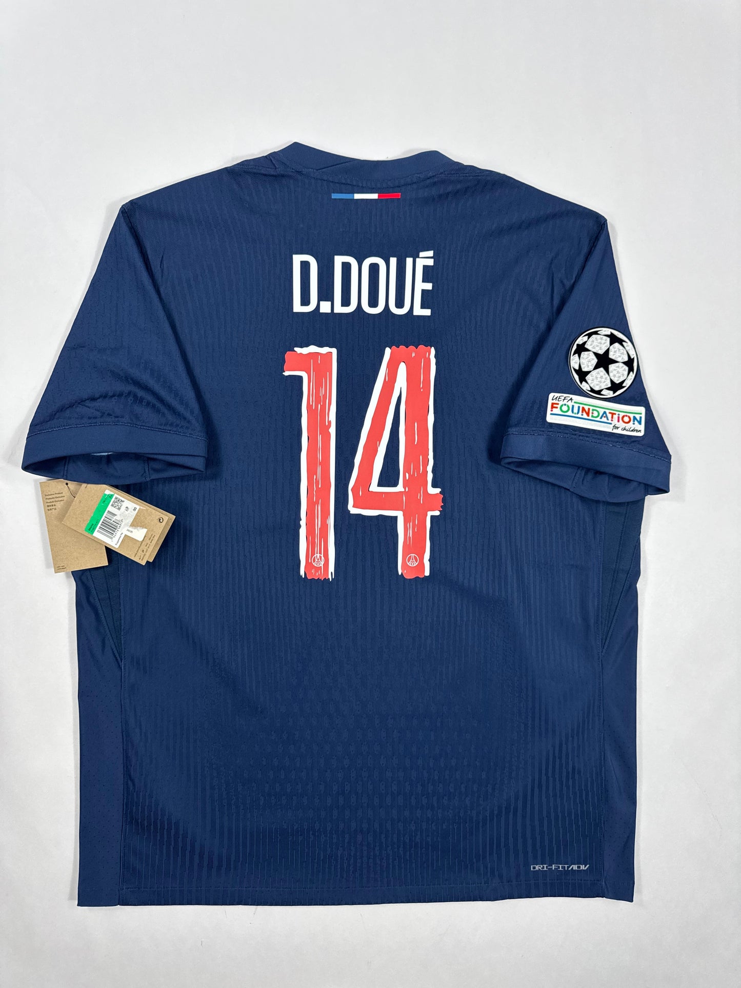 24/24 NIKE DRIF-FIT ADV PSG Home Jersey UCL FINAL DOUE 14-NEW WITH TAGS