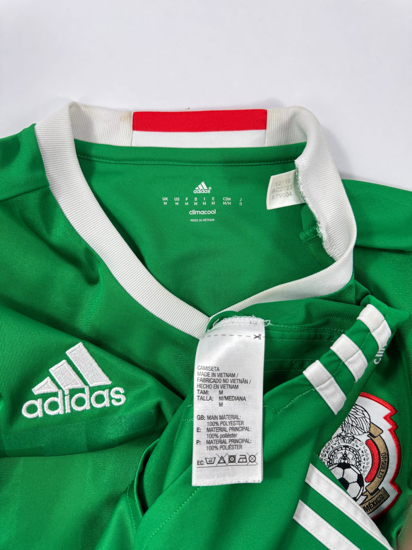 2016 Adidas Mexico Home Jersey