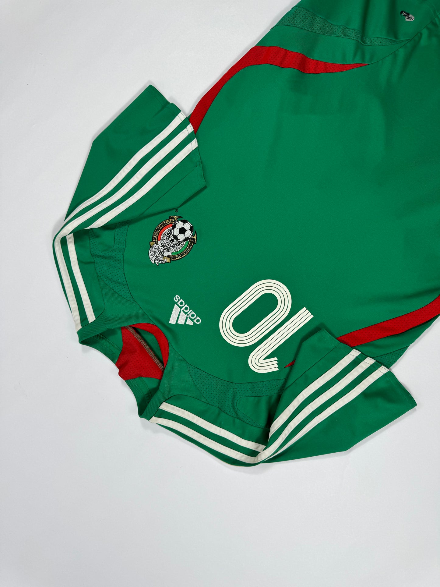 2007 Adidas Mexico Home Jersey-DOS SANTOS 10