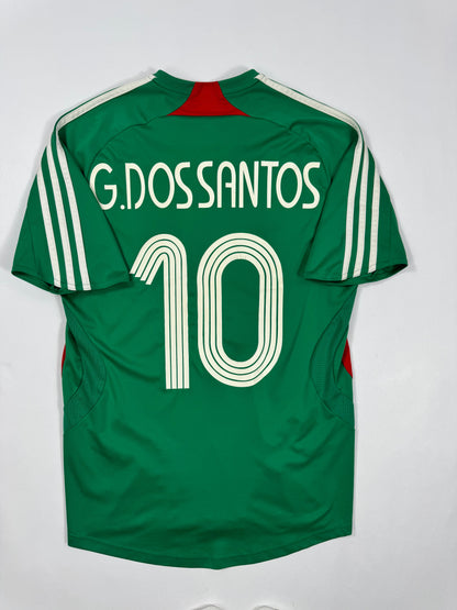 2007 Adidas Mexico Home Jersey-DOS SANTOS 10