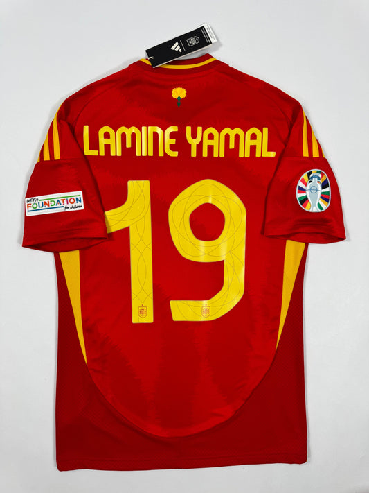 2024 Adidas Spain Home Jersey NEW WITH TAGS YAMAL 19
