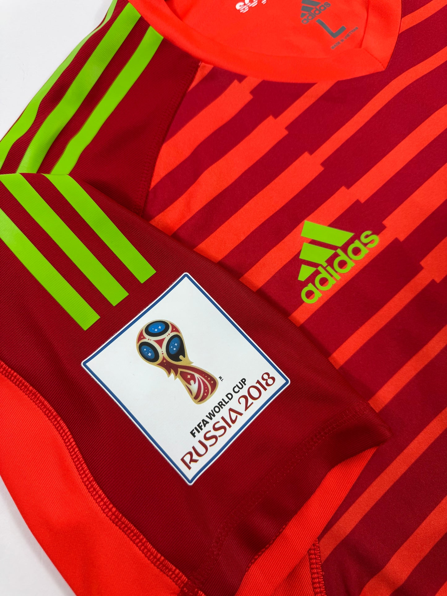 2018 ADIDAS MEXICO GK JERSEY UTILERIA- PLAYER ISSUE OCHOA 13