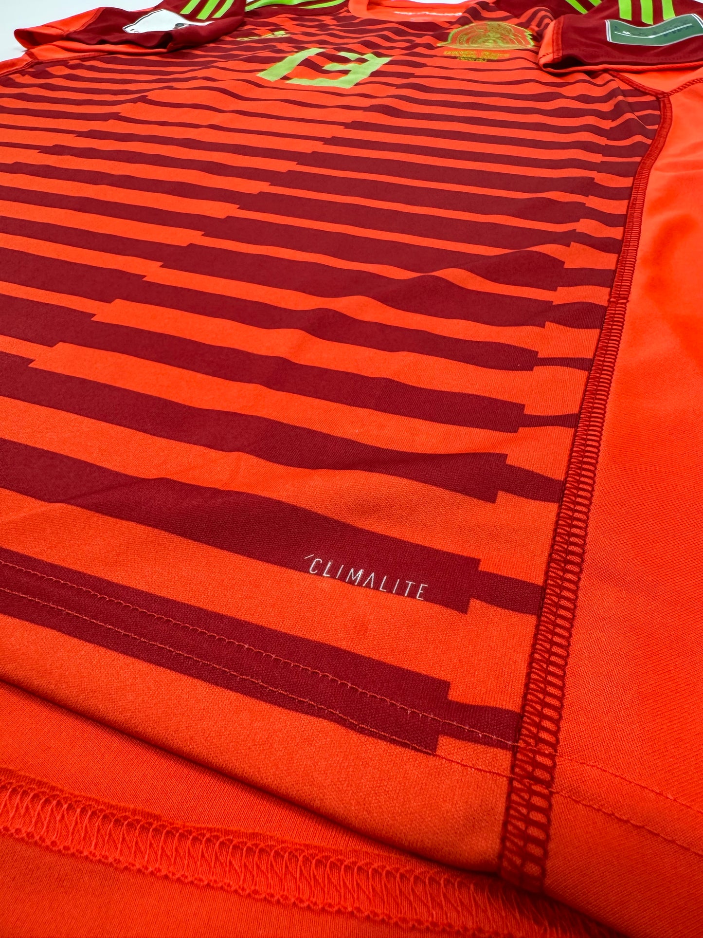 2018 ADIDAS MEXICO GK JERSEY UTILERIA- PLAYER ISSUE OCHOA 13