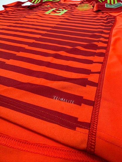 2018 ADIDAS MEXICO GK JERSEY UTILERIA- PLAYER ISSUE OCHOA 13