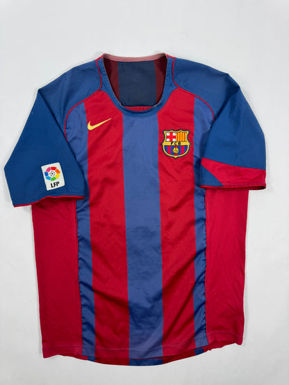 2004/05 NIKE T90 FC Barcelona Home Jersey