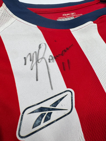2007 Reebok Chivas Home Jersey-SIGNED BY RAMON MORALES