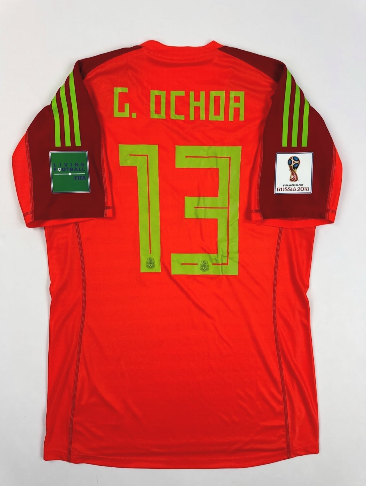 2018 ADIDAS MEXICO GK JERSEY UTILERIA- PLAYER ISSUE OCHOA 13
