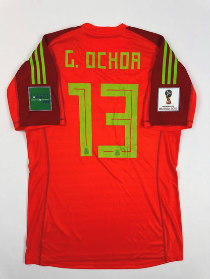2018 ADIDAS MEXICO GK JERSEY UTILERIA- PLAYER ISSUE OCHOA 13