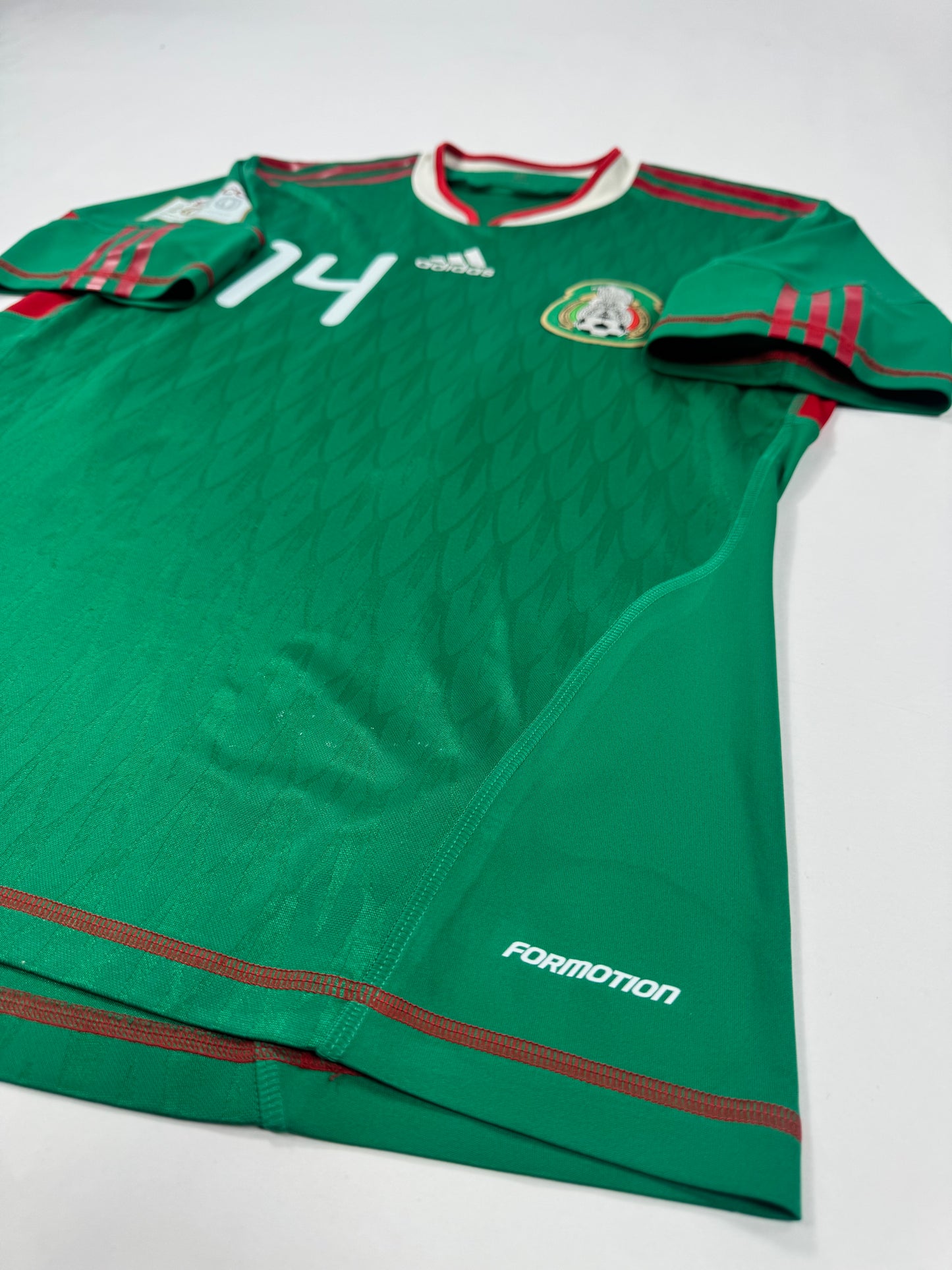 2010 ADIDAS FORMOTION Mexico Home Jersey-PLAYER VERSION CHICHARITO 14
